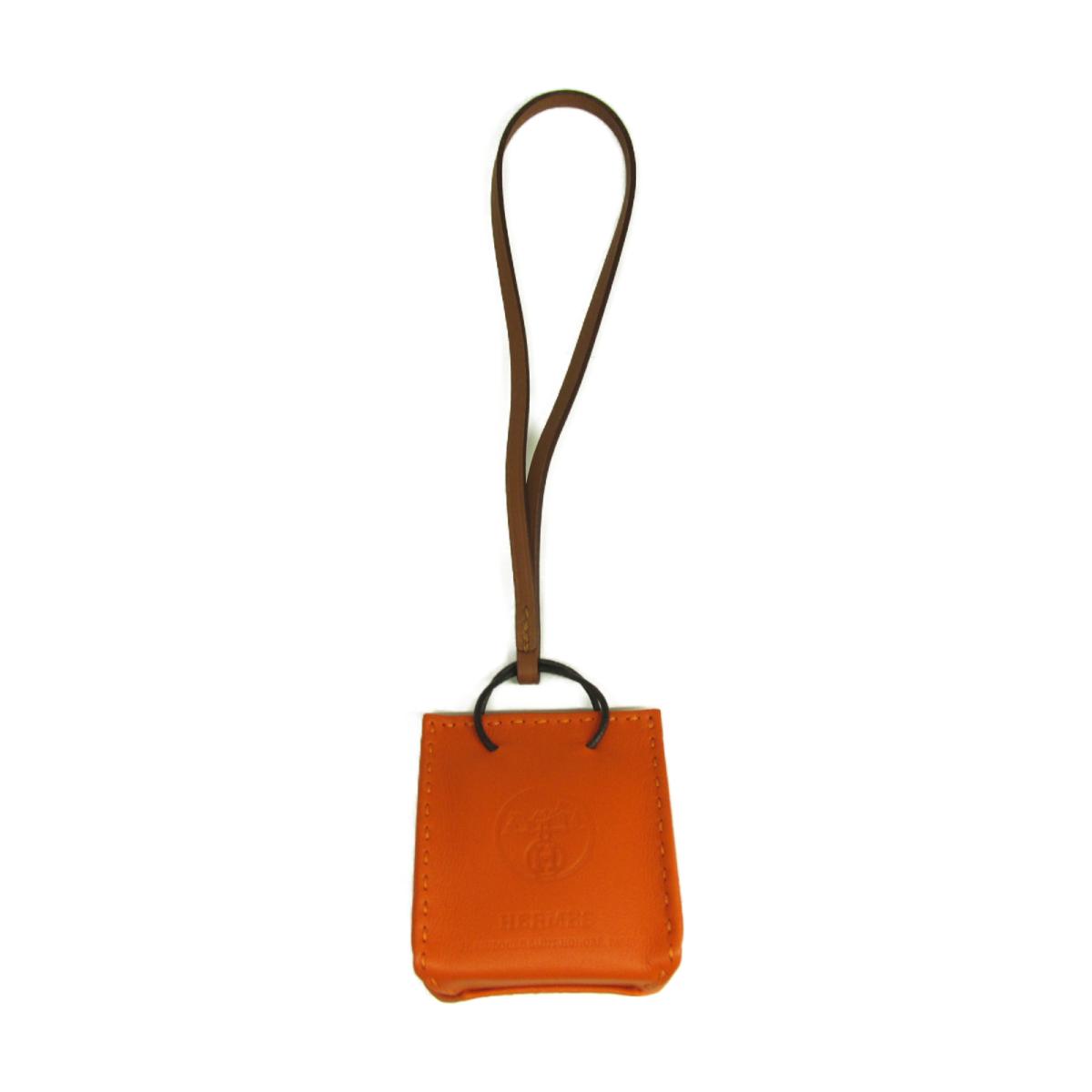 中古 エルメス サック オランジュ バッグチャーム メンズ レディース コットン アニオン フー Hermes Brandoff ブランドオフ ブランド ブランドバッグ バッグ バック キーホルダー ストラップ Happyfingersfood Com