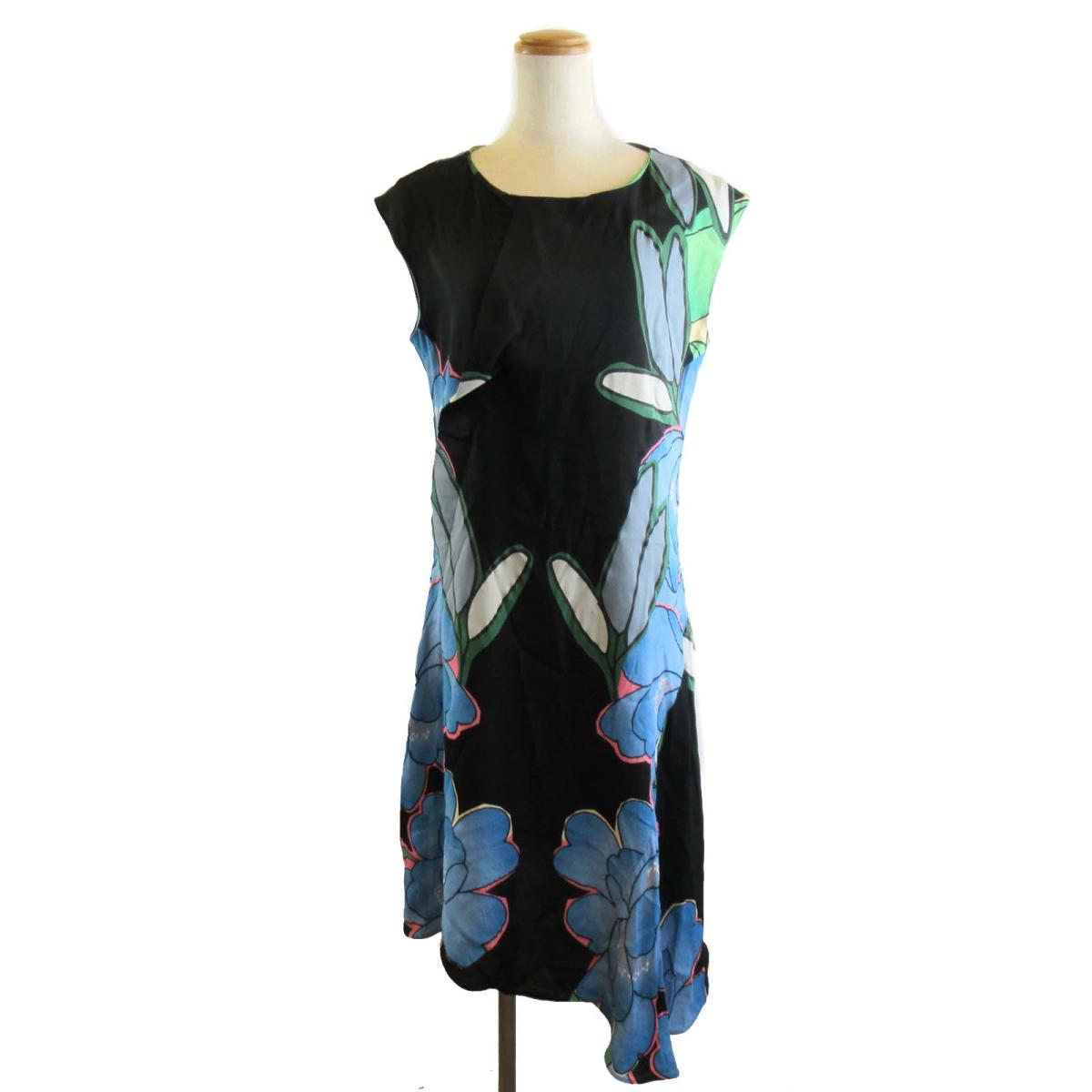 Marni レディース 送料無料 衣料品 プレゼント ギフト ブランドオフ ブランドオフ ワンピース ランクa Marni 誕生日 中古 マルニ ワンピース レディース レーヨン ブルー Marni Brandoff ブランドオフ ブランド Brandoff銀座