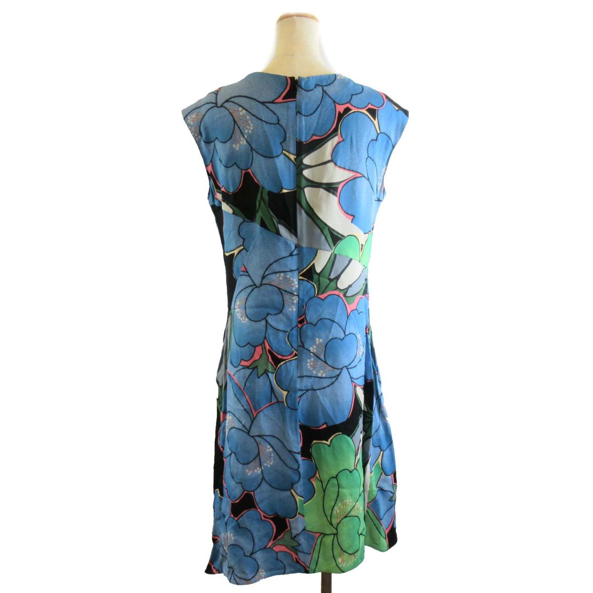 Marni レディース 送料無料 衣料品 プレゼント ギフト ブランドオフ ブランドオフ ワンピース ランクa Marni 誕生日 中古 マルニ ワンピース レディース レーヨン ブルー Marni Brandoff ブランドオフ ブランド Brandoff銀座