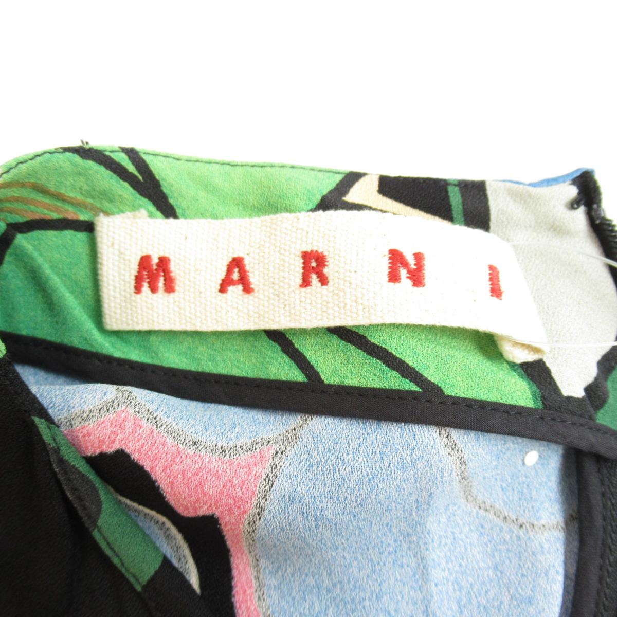 Marni レディース 送料無料 衣料品 プレゼント ギフト ブランドオフ ブランドオフ ワンピース ランクa Marni 誕生日 中古 マルニ ワンピース レディース レーヨン ブルー Marni Brandoff ブランドオフ ブランド Brandoff銀座