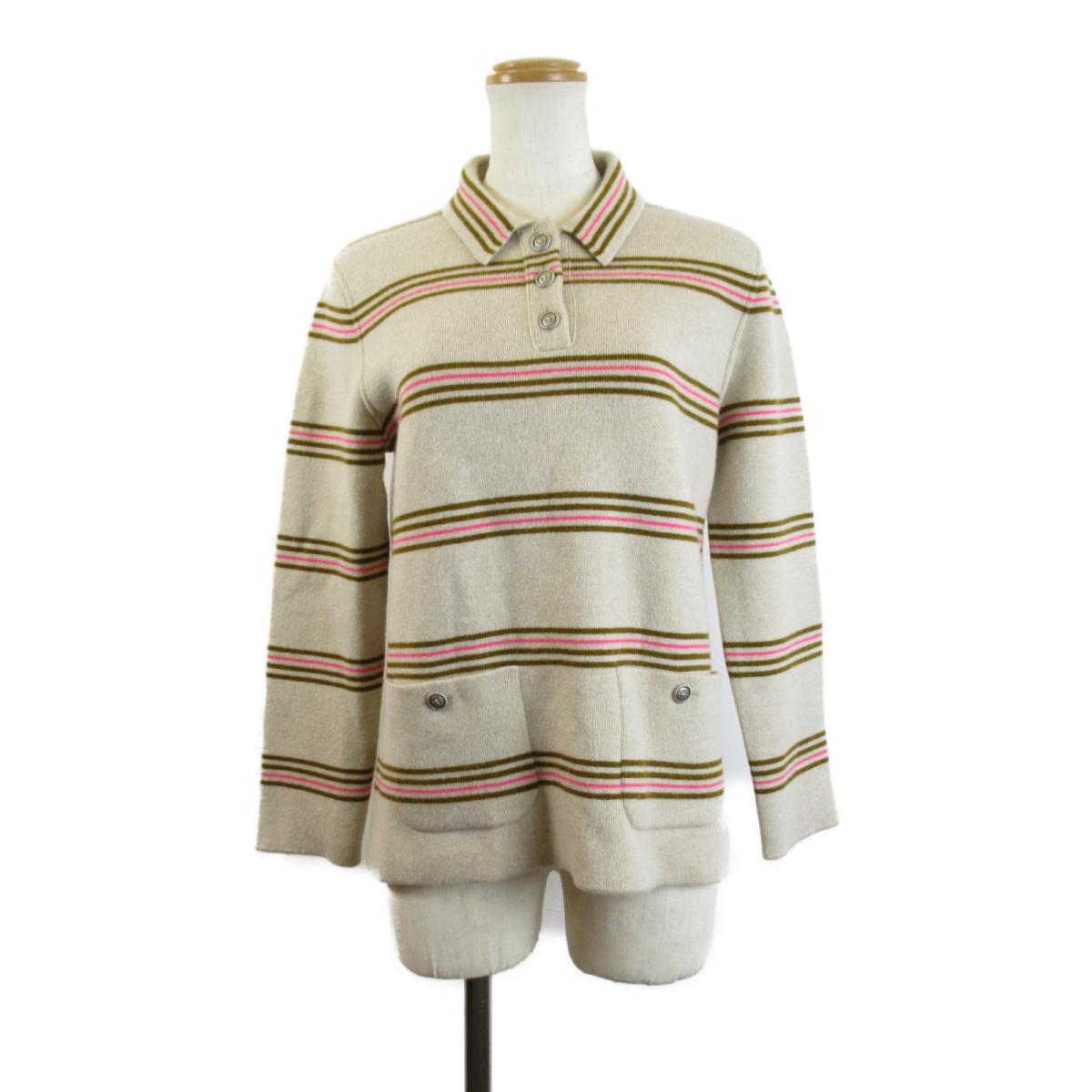 売り切り御免 カシミヤ レディース ニット シャネル 中古 ベージュ 防寒具 秋 冬 セーター トップス ブランド ブランドオフ Brandoff Chanel Pk062 ピンク ニット セーター Williamsav Com