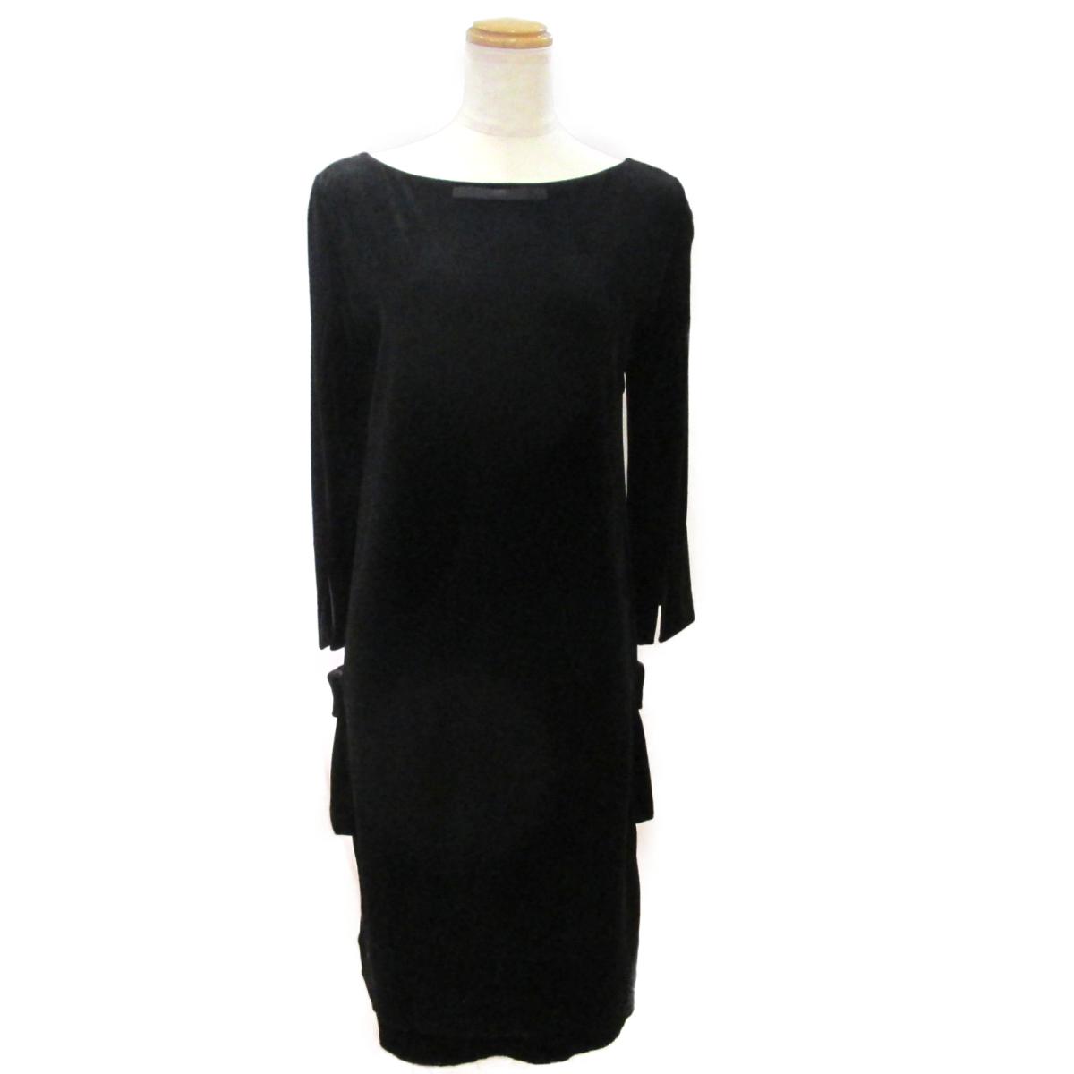 中古 フォクシー ワン無事 レディース トリアセテート 黒人 Foxey ワンピース おべべ見識 等位a 商品名オフ 生年月日曜日 御土産 お土産 Drcade Com