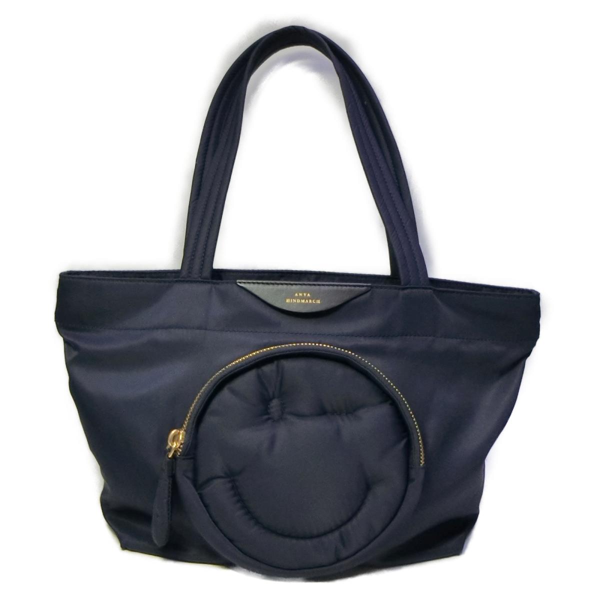 バッグ ブランドオフ バッグ ランクa スマイル トートバッグ 誕生日 Hindmarch プレゼント スマイル トートバッグ Anya 時から ポイント2倍 最大1万円offクーポン なくなり次第終了 レディース ギフト 6 22 中古 アニヤ ハインドマーチ スマイル トート