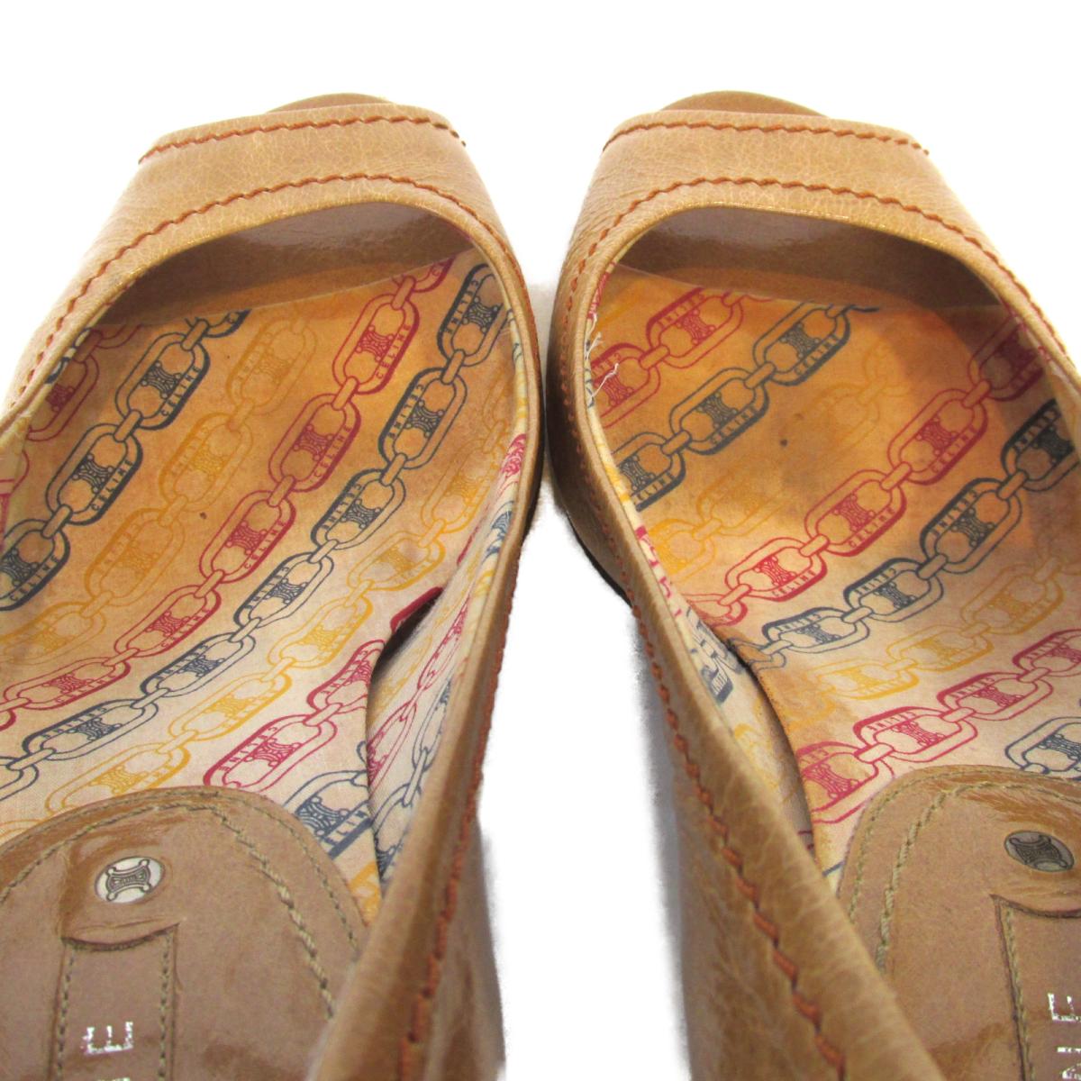 ミュール ランクb ブランドオフ その他 誕生日 6 22 中古 セリーヌ レディース ベージュ靴 中古 プレゼント Celine ギフト 時から ポイント2倍 最大1万円offクーポン なくなり次第終了 セリーヌ ミュール レディース レザー ベージュ Brandoff銀座