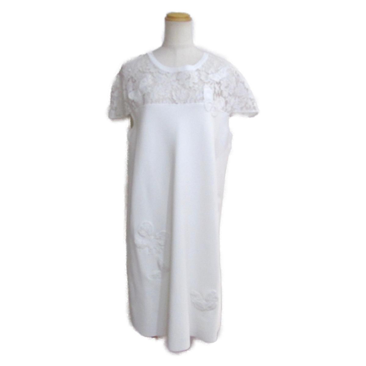 6 18 09 59まで ポイント5倍 最大3万円offクーポン なくなり次第終了 中古 ヴァレンチノ ワンピース レディース レーヨン ポリエステル ホワイト Paigebird Com