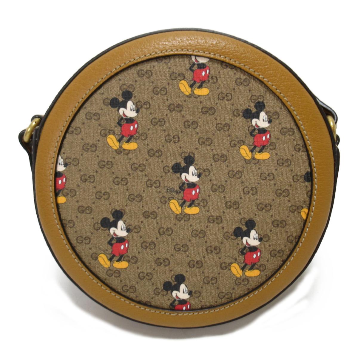 ディズニーコラボ Gucci ランクa グッチ ブランドオフ プレゼント 誕生日 バッグ ブラウン Ggスプリームショルダーバッグ レザー 送料無料 ギフト 中古 グッチ ディズニーコラボ Ggスプリームショルダーバッグ レディース レザー X ｇｇスプリーム ベージュ X