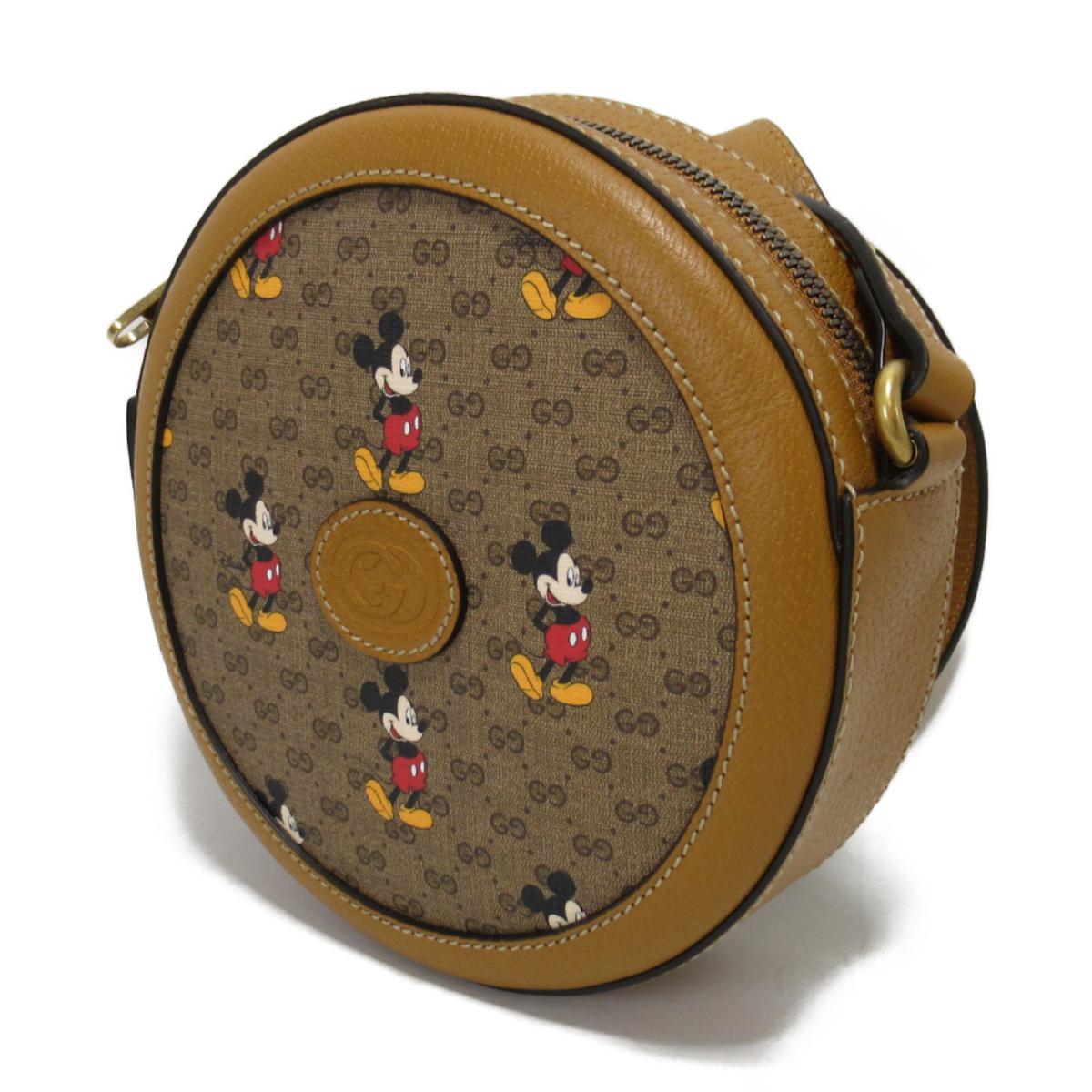 ディズニーコラボ Gucci ランクa グッチ ブランドオフ プレゼント 誕生日 バッグ ブラウン Ggスプリームショルダーバッグ レザー 送料無料 ギフト 中古 グッチ ディズニーコラボ Ggスプリームショルダーバッグ レディース レザー X ｇｇスプリーム ベージュ X