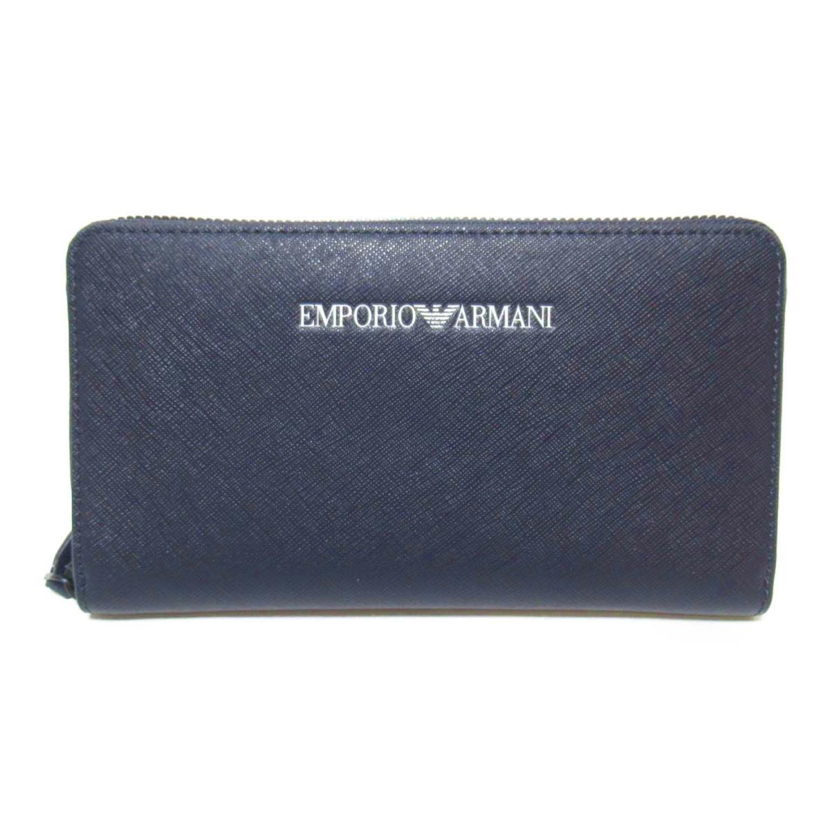 新品 Emporio Armani ラウンド長財布 ブランドオフ ギフト 誕生日 Yeme49 メンズ財布 6 22 メンズ エンポリオアルマーニ 財布 時から ポイント2倍 最大1万円offクーポン なくなり次第終了 プレゼント 6 22 ラウンド長財布 Pvc ネイビー Yeme49 Y0v