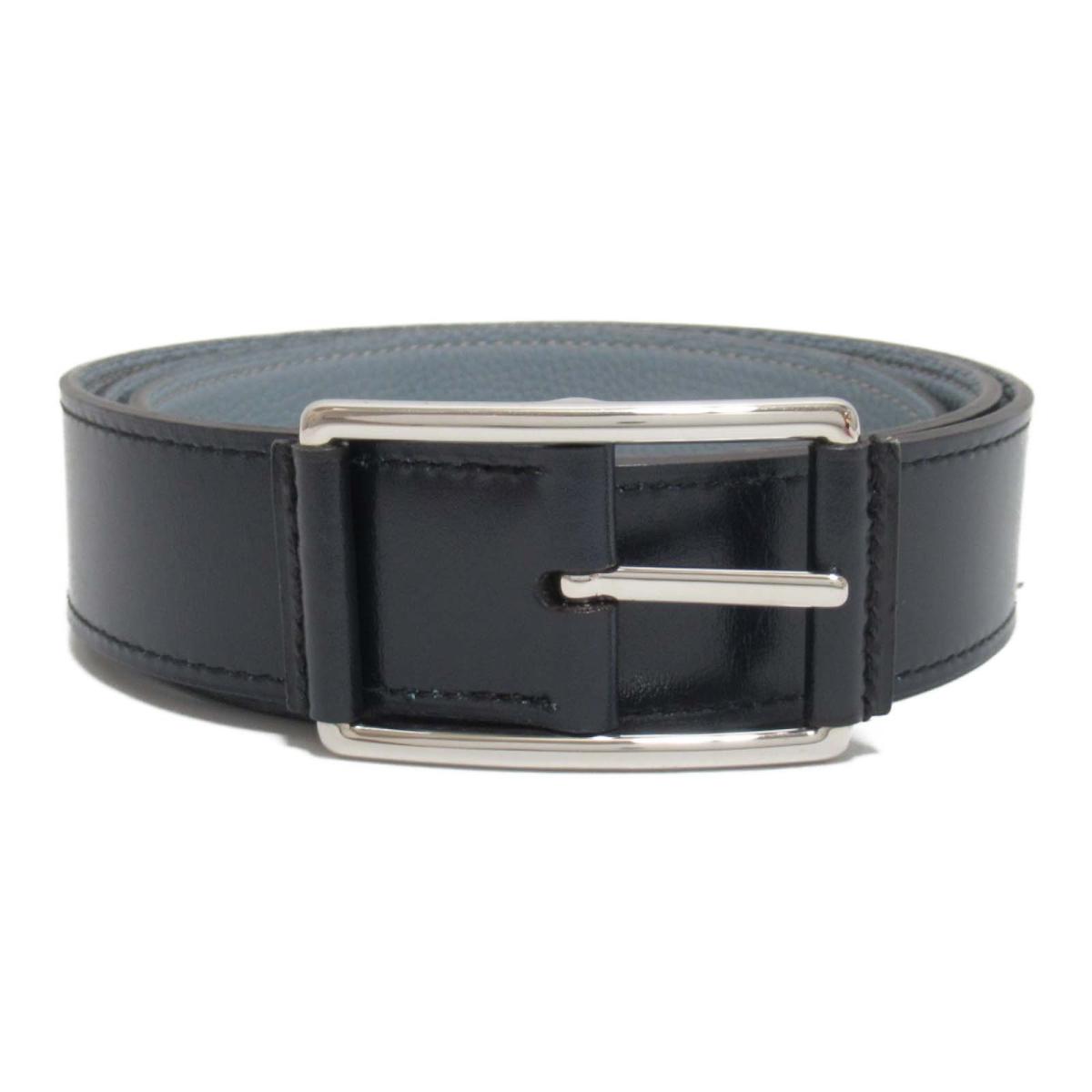 中古 エルメス ベルト メンズ レザー ネイビー X ライトブルー Mozago Com