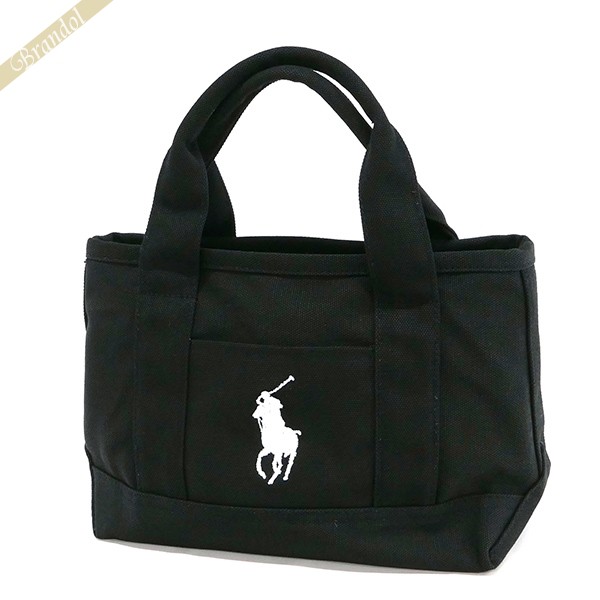 楽天市場 ポロ ラルフローレン Polo Ralph Lauren レディース トートバッグ ポニー キャンバストート ブラック Ra Black コンビニ受取 ブランド 海外ブランド専門店 Brandol