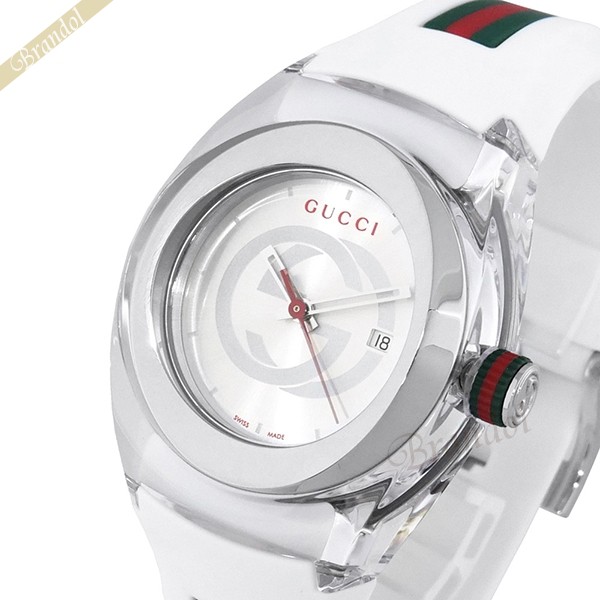 楽天市場 グッチ Gucci メンズ レディース 腕時計 Sync グッチシンク 36mm シルバー ホワイト Ya コンビニ受取 ブランド 海外ブランド専門店 Brandol