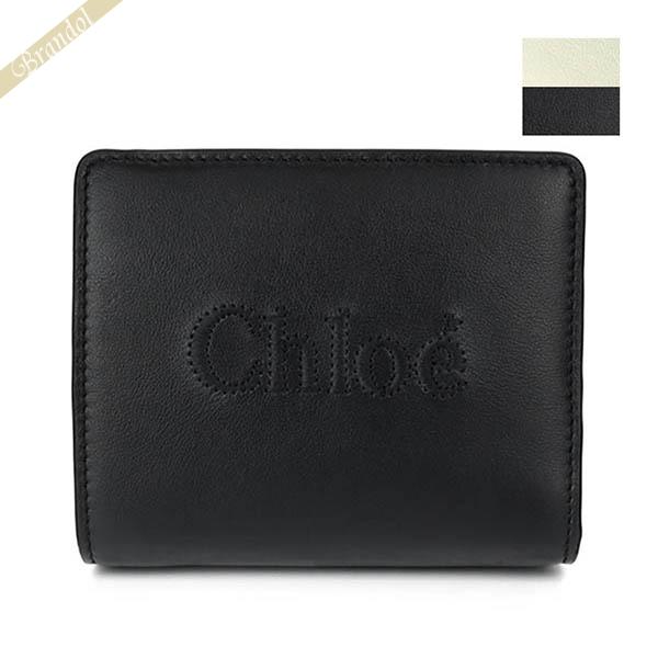 クロエ Chloe 財布 レディース 二つ折り財布 SENSE ロゴ コンパクトウォレット ブラック CHC23SP867 I10 001 | ブランド【最大5000円クーポン 4/17 9:59迄】 42,120円