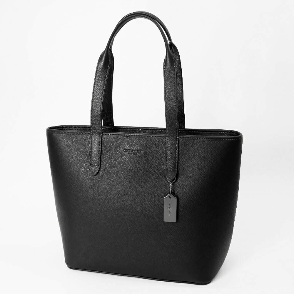 COACH レザー　トートバッグ ネイビー 極美品✨COACH コーチ トートバッグ レザー ネイビー - メルカリ