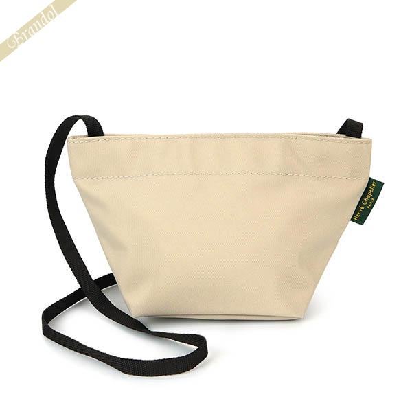 エルベシャプリエ HERVE CHAPLIER ショルダーバッグ レディース ナイロン 舟型ショルダー XSサイズ ベージュ 1927N 05 | コンビニ受取 ブランド