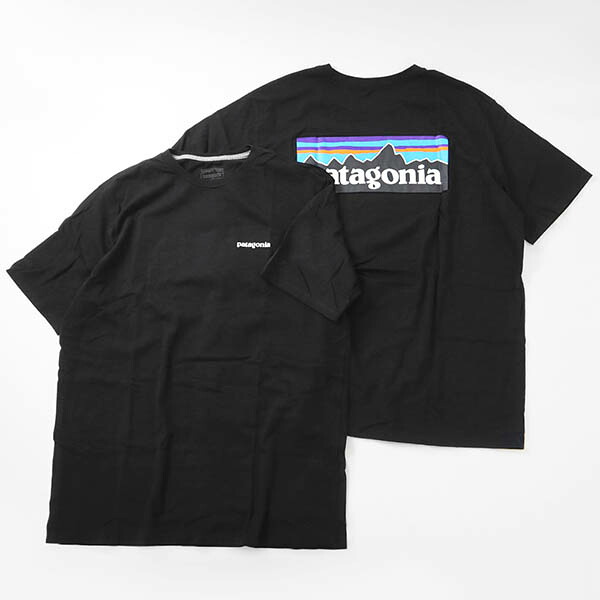パタゴニア Patagonia Tシャツ メンズ P-6ロゴ レスポンシビリティー 半袖 ［Sサイズ/Mサイズ/Lサイズ/XLサイズ］ ブラック 38504 Black | コンビニ受取 メール便 ブランド