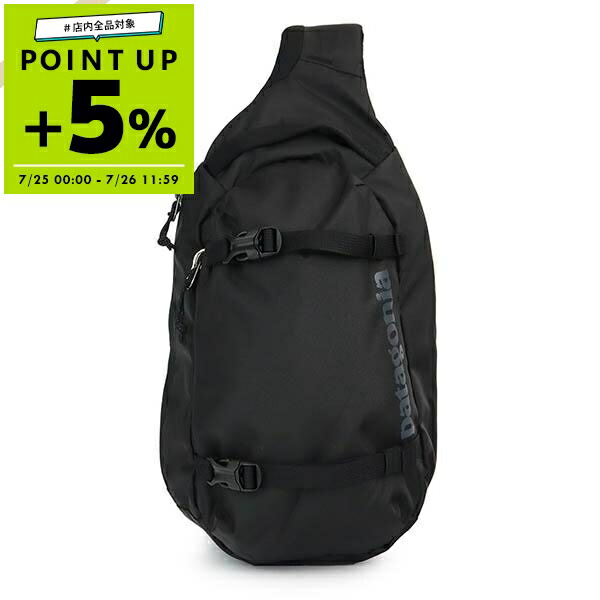 （美品）Patagonia アトム・スリング　8L　ブラック patagonia (パタゴニア) Atom Sling 8L アトム スリング 8L