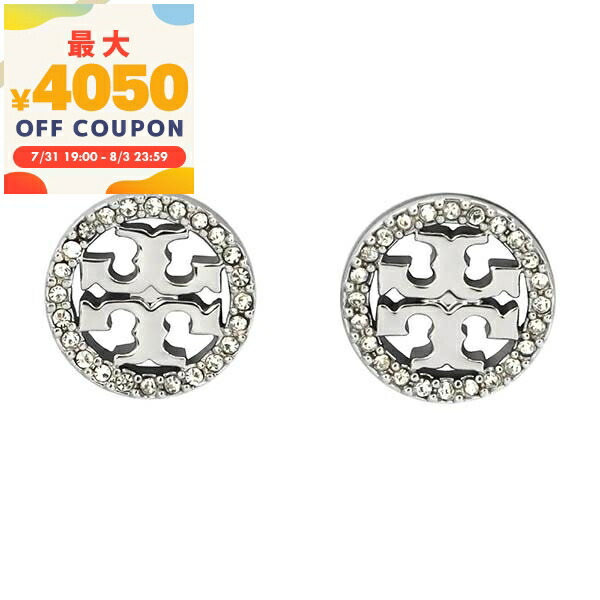 ◆TORY BURCH◆ クリスタル ロゴ イヤリング 53422 042 TORY BURCH トリーバーチ ピアス レディース ラインストーン