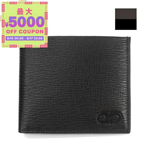 フェラガモ　二つ折り財布　新品未使用　正規品　入手困難 フェラガモ 二つ折り財布（札入れ） 財布 メンズ ダブル
