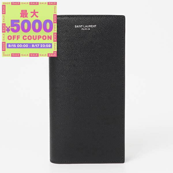 SAINT LAURENT ラウンドファスナー長財布/MEN 534290 サンローラン 長財布 メンズ ブラック SAINT LAURENT PARIS