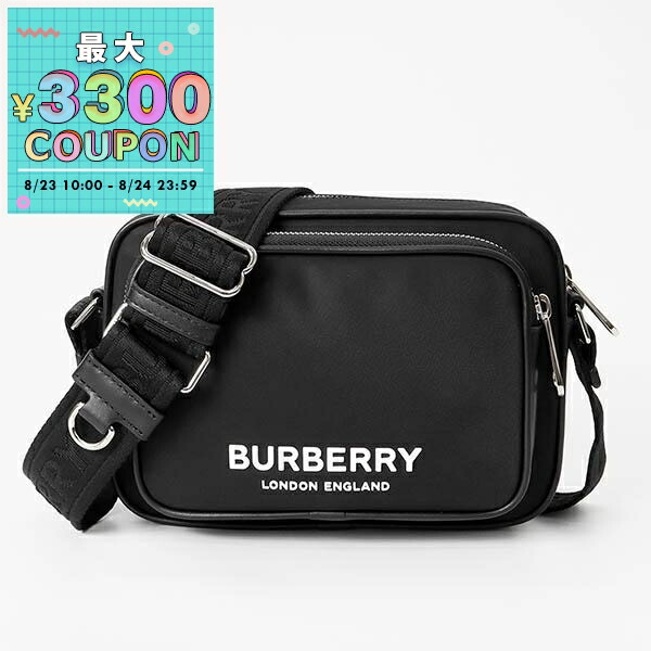 BURBERRY ショルダーバッグ ロゴプリント BURBERRY（バーバリー）の「BURBERRY LOGO PRINT NYLON CROSS