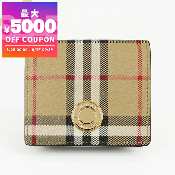 Burberry 折りたたみ財布　新品未使用品 バーバリー 二つ折り財布/ミニ財布 財布 レディース バイ