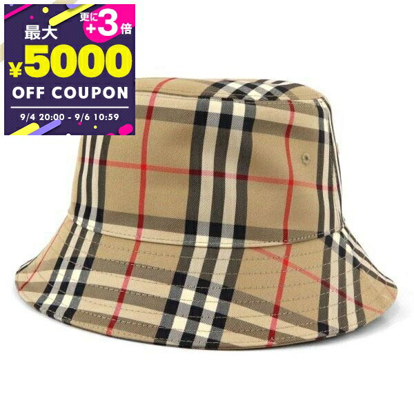 楽天市場】BURBERRY バーバリー バケットハット 帽子 ベージュ