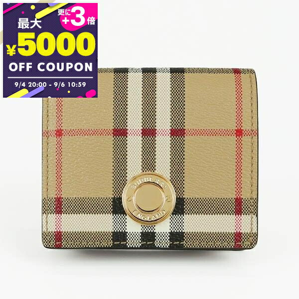 楽天市場】BURBERRY バーバリー CHECK BI-FOLD WALLET 三つ折り
