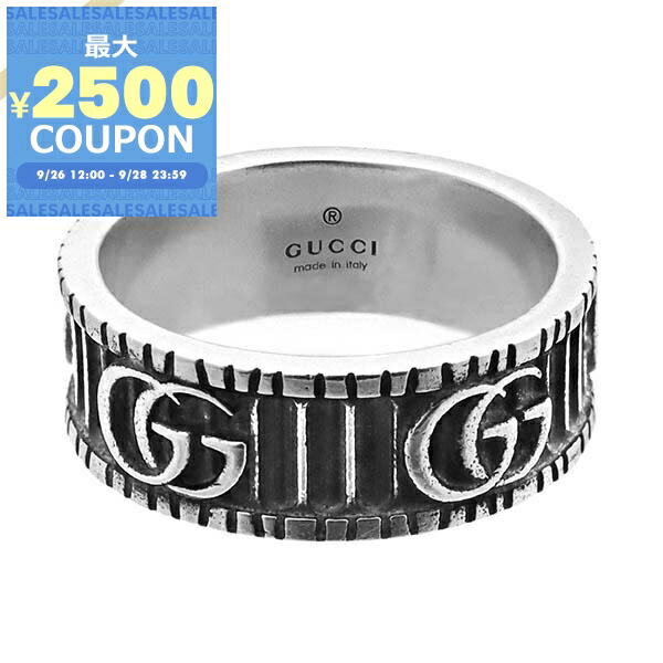 GUCCI グッチ Gリング 指輪 ブランデッド Ag925 シルバー GUCCI グッチ ブランデッドG リング・指輪 シルバー925 13号 約