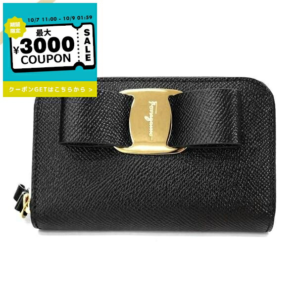 美品✨フェラガモ　ミニ財布　ヴァラリボン　パープル　金金具 FERRAGAMO フェラガモ 財布 Ferragamo 二つ折り財布 ミニ財布