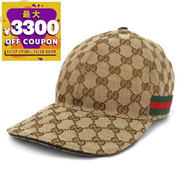 GUCCI キャップ ベージュ　最終値下げ！ グッチ GUCCI GUCCI ベースボールキャップ 751400 4HA0L （9777