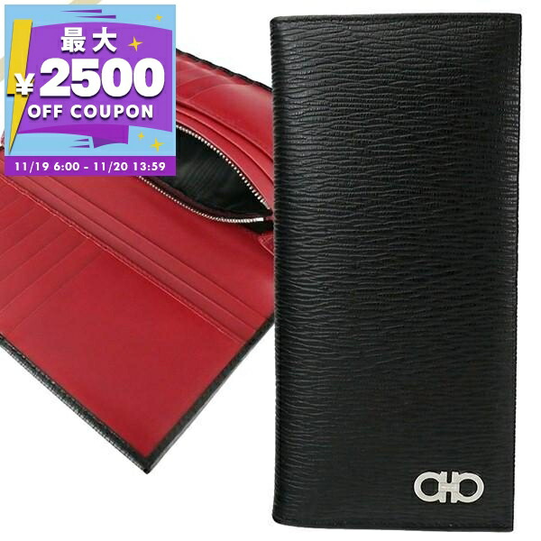 楽天市場】フェラガモ 二つ折り財布 リバイバル ガンチョ バイカラー