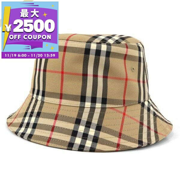バーバリーハット 楽天市場】BURBERRY バーバリー バケットハット 帽子 ベージュ メンズ