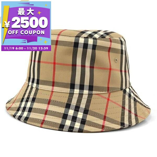 楽天市場】BURBERRY バーバリー バケットハット 帽子 ベージュ メンズ