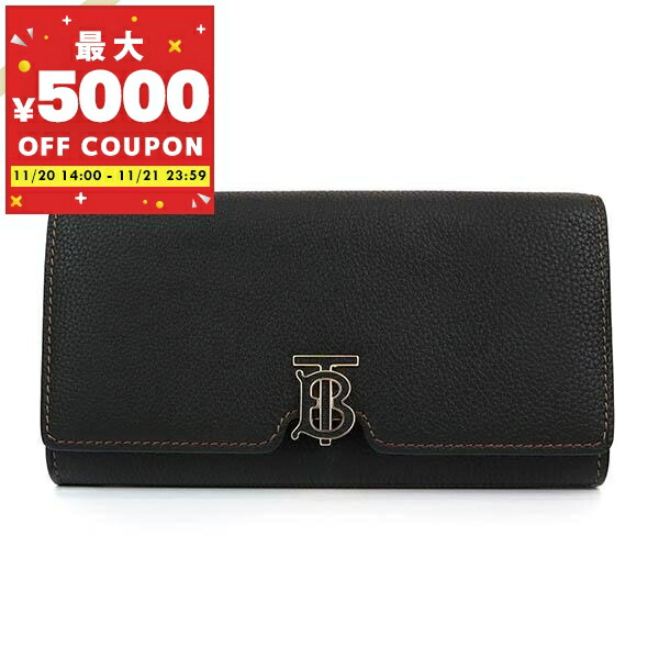 BURBERRY TB 三つ折り財布 ブラック バーバリー BURBERRY 三つ折り財布 ローラ コンパクト財布 ブラック