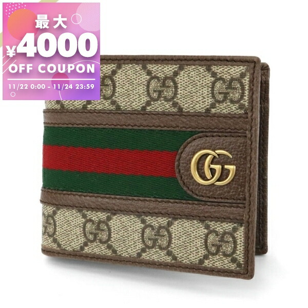楽天市場】グッチ GUCCI 二つ折り財布 メンズ ドリアン DORIAN GG