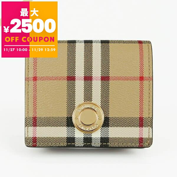 楽天市場】BURBERRY バーバリー CHECK BI-FOLD WALLET 三つ折り財布
