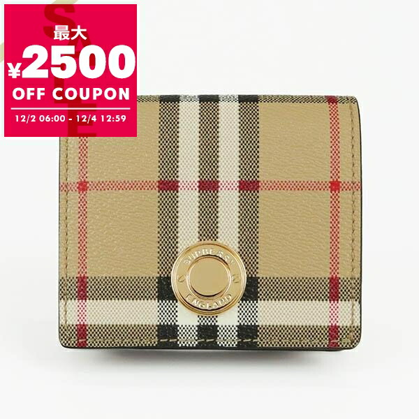 楽天市場】Burberry バーバリー Small Check Bi-Fold Wallet 二つ折り