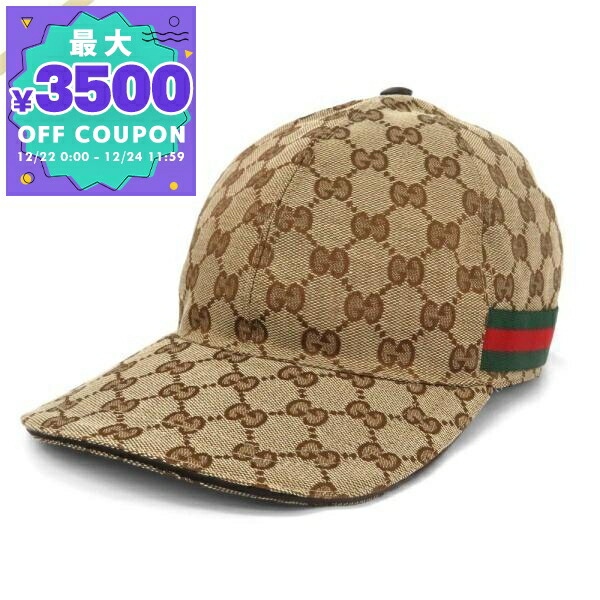 GUCCI ラクーン　カシミヤ　帽子　フライトキャップ GUCCI（グッチ） ベースボールキャップ 696845 4HAQQ レディース GG