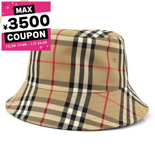 美品　バーバリー　バケハ　帽子 楽天市場】バーバリー BURBERRY バケットハット チェック柄 帽子