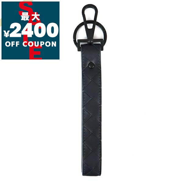 BOTTEGA VENETA ブラックレザー キーホルダー Men's Tab Key Ring in Black | Bottega Veneta US