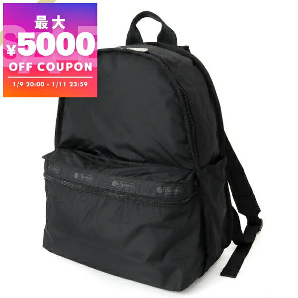 楽天市場】レスポートサック リュック ミニ 黒 レディース LESPORTSAC