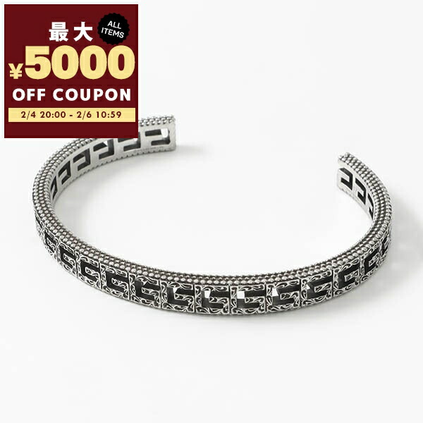 楽天市場】グッチ GUCCI バングル メンズ レディース ダブルG リーフ