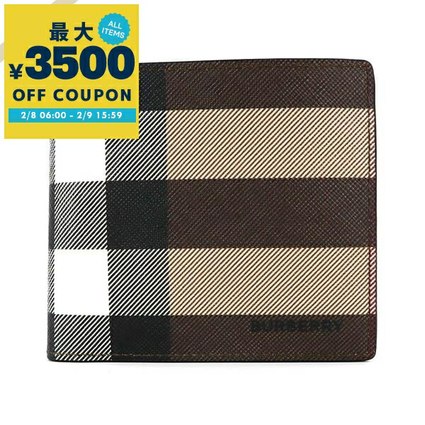 楽天市場】BURBERRY バーバリー CHECK BI-FOLD WALLET 二つ折り財布