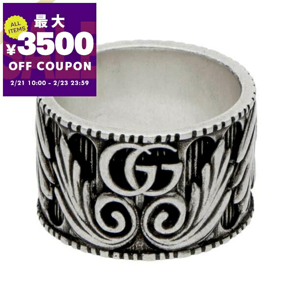 楽天市場】グッチ リング GUCCI ダブルG 627729 J8400 0701 ユニ