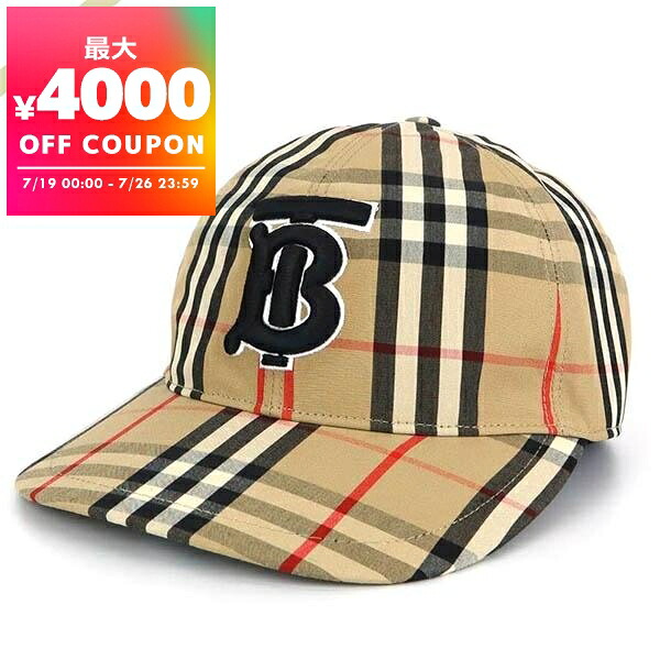 バーバリー BURBERRY 帽子 メンズ レディース TBロゴ ヴィンテージチェック ベースボールキャップ Lサイズ ベージュ系 8038504 L | コンビニ受取 ブランド【最大4000円クーポン 7/26 23:59迄】|海外ブランド専門店 Brandol