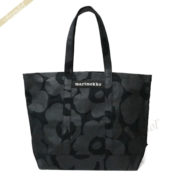 マリメッコ トートバッグ marimekko レディース ピエニ ウニッコ Pieni Unikko Enni Wx 花柄 ブラック 047587  999 ブランド ○送料無料○