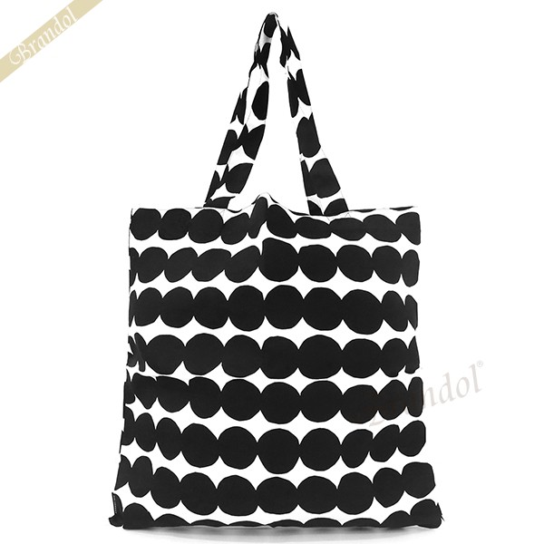 楽天市場 マリメッコ Marimekko レディース トートバッグ ラシィマット ドット柄 ブラック系 0655 190 Azurebrandol