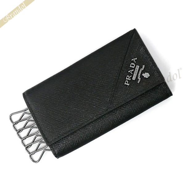 【PRADA プラダ】新品未使用　6連キーケース　三角プレート　テスートナイロン 楽天市場】PRADA プラダ 6連キーケース三角ロゴプレート 型押し