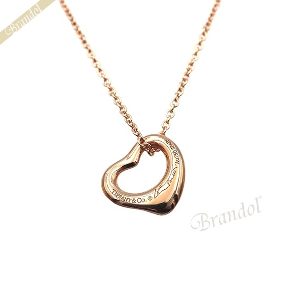 楽天市場 ティファニー ネックレス Tiffany レディース オープンハート K18 ローズゴールド ペンダント ピンクゴールド ブランド Azurebrandol