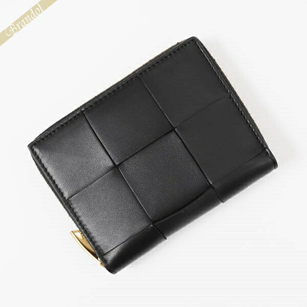 ボッテガヴェネタ 財布 カセット 814661 VCQC4 8425 ブラック BOTTEGA VENETA ボッテガヴェネタ カードケース カセット